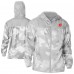 Calgary Flames Columbia Gray Camo Flash Challenger Omni-Shade Full-Zip Hoodie Windbreaker