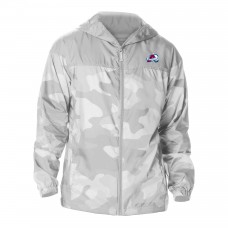 Толстовка на молнии Colorado Avalanche Columbia Gray Camo Flash Challenger Omni-Shade Windbreaker
