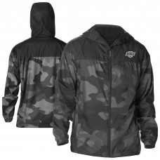 Los Angeles Kings Columbia Black Camo Flash Challenger Omni-Shade Full-Zip Hoodie Windbreaker