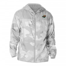 Толстовка на молнии Minnesota Wild Columbia Gray Camo Flash Challenger Omni-Shade Windbreaker
