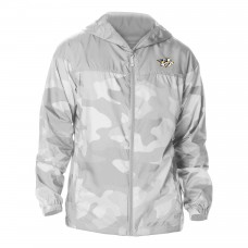 Nashville Predators Columbia Gray Camo Flash Challenger Omni-Shade Full-Zip Hoodie Windbreaker