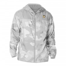 Pittsburgh Penguins Columbia Gray Camo Flash Challenger Omni-Shade Full-Zip Hoodie Windbreaker