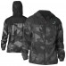 San Jose Sharks Columbia Black Camo Flash Challenger Omni-Shade Full-Zip Hoodie Windbreaker