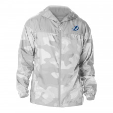 Толстовка на молнии Tampa Bay Lightning Columbia Gray Camo Flash Challenger Omni-Shade Windbreaker