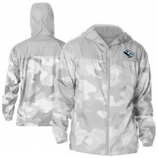 Толстовка на молнии Utah Hockey Club Columbia Gray Camo Flash Challenger Omni-Shade Windbreaker