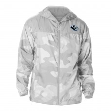 Толстовка на молнии Utah Hockey Club Columbia Gray Camo Flash Challenger Omni-Shade Windbreaker