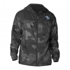 Толстовка на молнии Utah Hockey Club Columbia Black Camo Flash Challenger Omni-Shade Windbreaker
