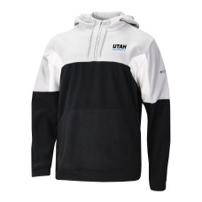 Толстовка Utah Mammoth Columbia Black Lodge Fleece Quarter-Zip