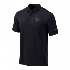 San Jose Sharks Columbia Black Drive Omni-Wick Polo