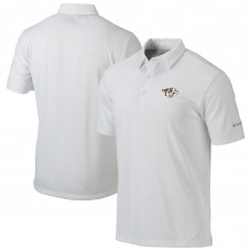 Nashville Predators Columbia White Drive Omni-Wick Polo