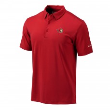 Ottawa Senators Columbia Red Drive Omni-Wick Polo Ottawa Senators Columbia Red Drive Omni-Wick Polo
