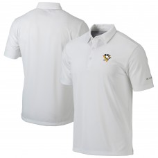 Pittsburgh Penguins Columbia White Drive Omni-Wick Polo