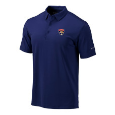 Поло Florida Panthers Columbia Navy Drive Omni-Wick