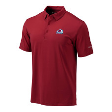 Поло Colorado Avalanche Columbia Burgundy Drive Omni-Wick