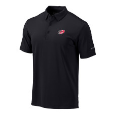 Поло Carolina Hurricanes Columbia Black Drive Omni-Wick