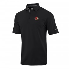Ottawa Senators Columbia Black Even Lie Omni-Wick Polo