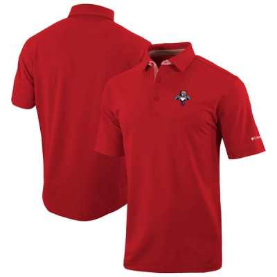 Поло Florida Panthers Columbia Red Even Lie Omni-Wick