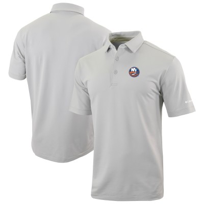 New York Islanders Columbia Gray Even Lie Omni-Wick Polo
