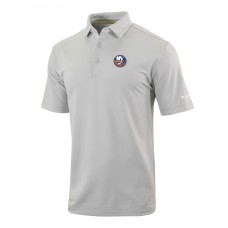 New York Islanders Columbia Gray Even Lie Omni-Wick Polo New York Islanders Columbia Gray Even Lie Omni-Wick Polo