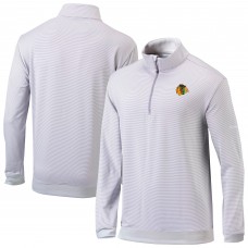 Chicago Blackhawks Columbia Gray Even Lie Omni-Wick Quarter-Zip Top Chicago Blackhawks Columbia Gray Even Lie Omni-Wick Quarter-Zip Top