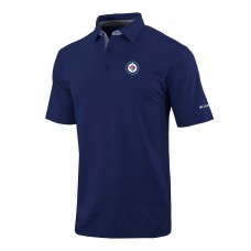 Поло Winnipeg Jets Columbia Navy Even Lie Omni-Wick