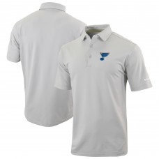St. Louis Blues Columbia Gray Even Lie Omni-Wick Polo