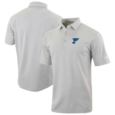 St. Louis Blues Columbia Gray Even Lie Omni-Wick Polo