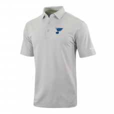 St. Louis Blues Columbia Gray Even Lie Omni-Wick Polo