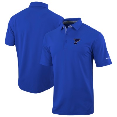 St. Louis Blues Columbia Blue Even Lie Omni-Wick Polo