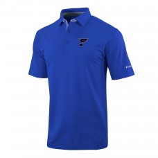 St. Louis Blues Columbia Blue Even Lie Omni-Wick Polo