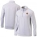 Calgary Flames Columbia Gray Even Lie Omni-Wick Quarter-Zip Top