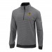 Chicago Blackhawks Columbia Black Even Lie Omni-Wick Quarter-Zip Top