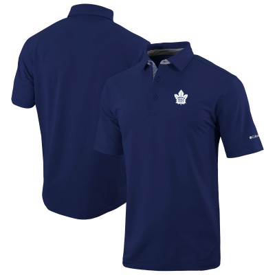 Поло Toronto Maple Leafs Columbia Navy Even Lie Omni-Wick