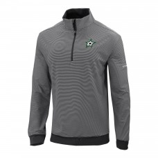 Dallas Stars Columbia Black Even Lie Omni-Wick Quarter-Zip Top