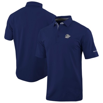 Vancouver Canucks Columbia Navy Even Lie Omni-Wick Polo