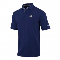 Vancouver Canucks Columbia Navy Even Lie Omni-Wick Polo
