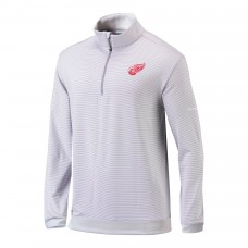 Detroit Red Wings Columbia Gray Even Lie Omni-Wick Quarter-Zip Top