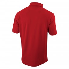 Calgary Flames Columbia Red Even Lie Omni-Wick Polo