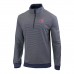 Montreal Canadiens Columbia Navy Even Lie Omni-Wick Quarter-Zip Top