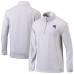 New York Rangers Columbia Gray Even Lie Omni-Wick Quarter-Zip Top New York Rangers Columbia Gray Even Lie Omni-Wick Quarter-Zip Top