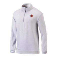 Ottawa Senators Columbia Gray Even Lie Omni-Wick Quarter-Zip Top