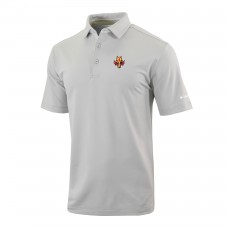 Calgary Flames Columbia Gray Even Lie Omni-Wick Polo