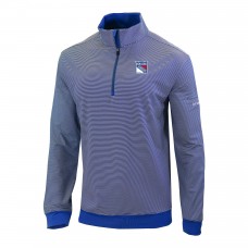 New York Rangers Columbia Blue Even Lie Omni-Wick Quarter-Zip Top