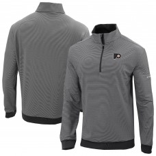 Philadelphia Flyers Columbia Black Even Lie Omni-Wick Quarter-Zip Top