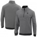 Philadelphia Flyers Columbia Black Even Lie Omni-Wick Quarter-Zip Top