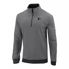 Philadelphia Flyers Columbia Black Even Lie Omni-Wick Quarter-Zip Top