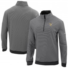 Pittsburgh Penguins Columbia Black Even Lie Omni-Wick Quarter-Zip Top