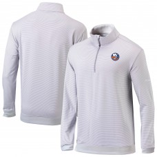 New York Islanders Columbia Gray Even Lie Omni-Wick Quarter-Zip Top