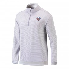 New York Islanders Columbia Gray Even Lie Omni-Wick Quarter-Zip Top