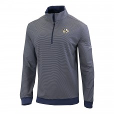 Nashville Predators Columbia Navy Even Lie Omni-Wick Quarter-Zip Top